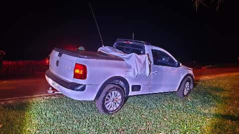 Homem morre atropelado e corpo vai parar na carroceria de Saveiro