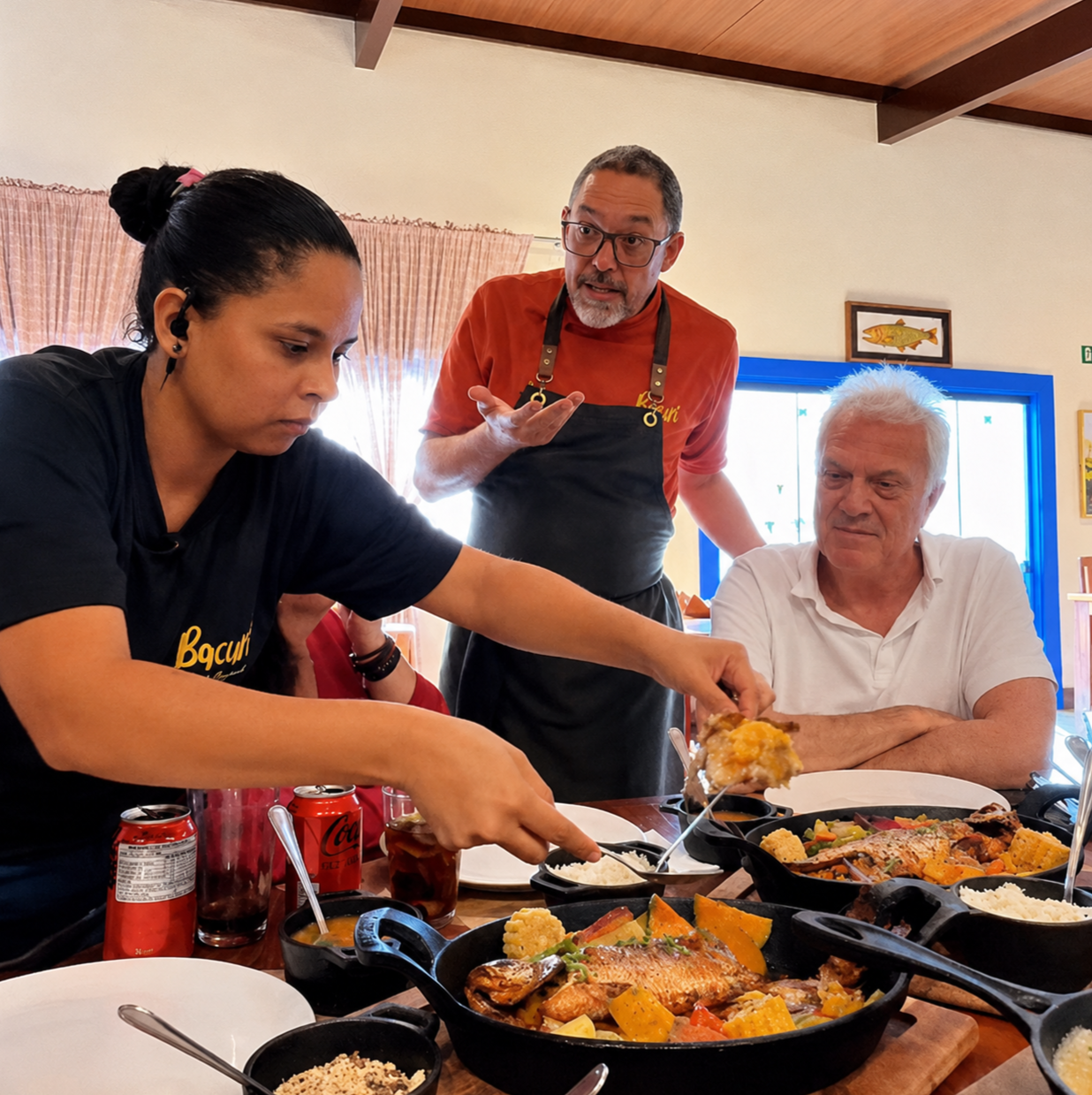 Pedro Bial elogia gastronomia de Bonito após recomendação familiar