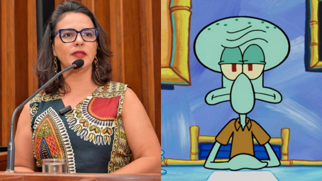Deputada se revolta com a&ccedil;&atilde;o de Bob Esponja contra Lula Molusco