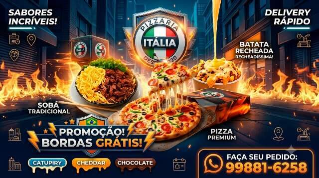 Pizzaria Itália comemora o Dia da Pizza com sabores especiais a R$ 37,99