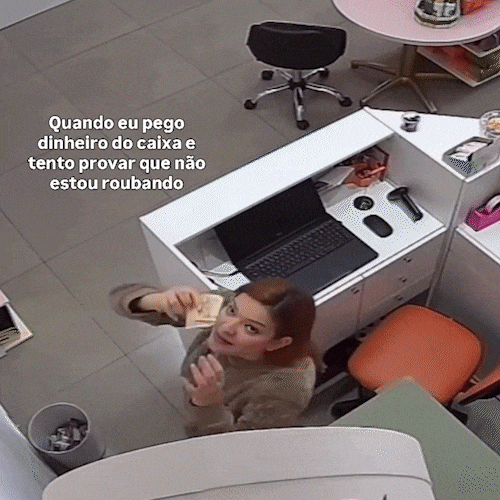 Pegou R$ 50 do caixa, explicou com m&iacute;mica e voltou com a prova do &ldquo;crime&rdquo;