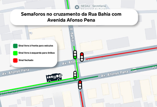 Entenda como funciona o "duplo verde" sinal que anda confundindo motoristas Entenda como funciona o "duplo verde" sinal que anda confundindo motoristas
