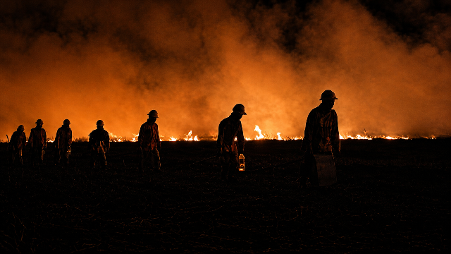 Sat&eacute;lite mant&eacute;m 4 eventos de fogo ativos na fronteira do Pantanal