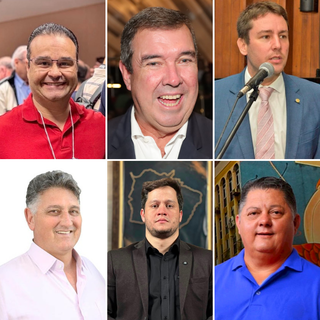Em MS, seis partidos têm pré-candidatos ao governo para as eleições de 2026 Em MS, seis partidos têm pré-candidatos ao governo para as eleições de 2026