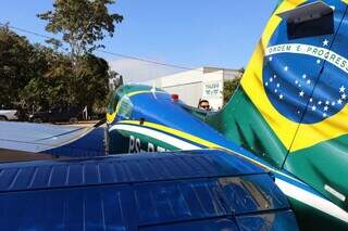 Aquidauanense se despede e parte para volta ao mundo em monomotor Aquidauanense se despede e parte para volta ao mundo em monomotor