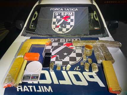 Homem sai de Tr&ecirc;s Lagoas para buscar droga na Capital e &eacute; preso