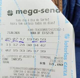 Talita apostou R$ 18, ganhou R$ 41 mil e por um número não levou bolada da Mega Talita apostou R$ 18, ganhou R$ 41 mil e por um número não levou bolada da Mega