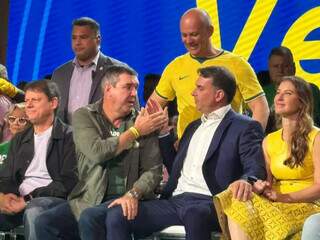 Em evento com Riedel e Reinaldo, PL lança candidatura de Flávio Bolsonaro Em evento com Riedel e Reinaldo, PL lança candidatura de Flávio Bolsonaro