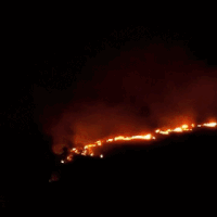 Fogo na BR-060 avan&ccedil;a sobre &aacute;rea do Ex&eacute;rcito e mobiliza 50 militares