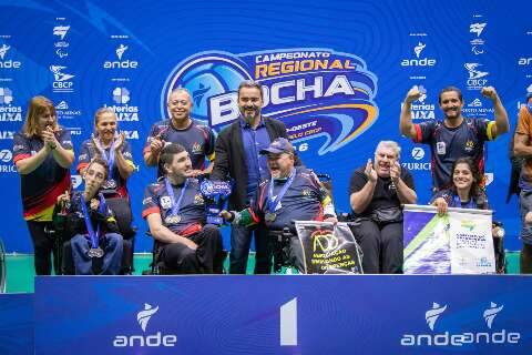 Equipe de MS conquista 7 medalhas e leva t&iacute;tulo regional de bocha paral&iacute;mpica