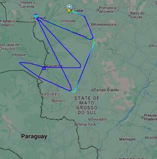 Avi&atilde;o-laborat&oacute;rio alem&atilde;o sobrevoa Pantanal de MS para medir carbono e metano