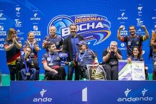Equipe de MS conquista 7 medalhas e leva título regional de bocha paralímpica Equipe de MS conquista 7 medalhas e leva título regional de bocha paralímpica