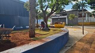 Na reta final, Praça dos Imigrantes recebe aditivo de R$ 137 mil para obra Na reta final, Praça dos Imigrantes recebe aditivo de R$ 137 mil para obra