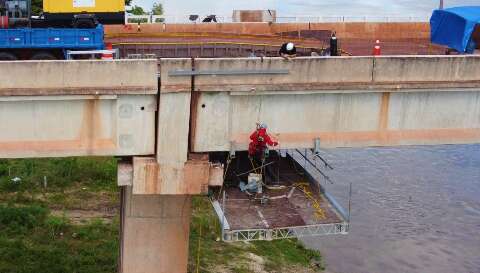 Obras v&atilde;o interromper tr&acirc;nsito na ponte sobre o Rio Paraguai em 3 fins de semana
