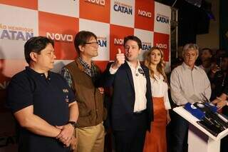 Convenção oficializa Catan como candidato do Novo ao governo de MS Convenção oficializa Catan como candidato do Novo ao governo de MS
