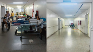 Como milagre, corredor da Santa Casa aparece vazio