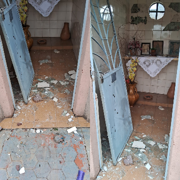 T&uacute;mulos s&atilde;o quebrados e objetos desaparecem do Cemit&eacute;rio Santo Ant&ocirc;nio