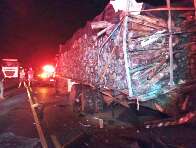 Caminh&atilde;o envolvido em acidente com 4 mortes quebrou na pista, diz dono