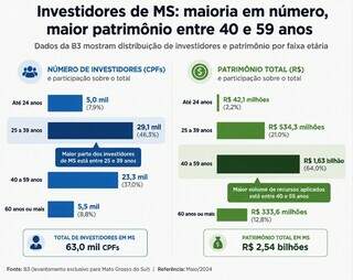 Presen&ccedil;a feminina em t&iacute;tulos financeiros eleva a R$ 3,29 bi aplica&ccedil;&otilde;es de MS