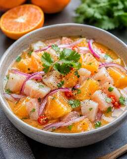 Ceviche de ponkan existe e pode surpreender no sabor