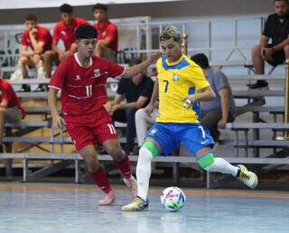 Com atleta de MS, Brasil goleia Equador na estreia do Sul-Americano Sub-17