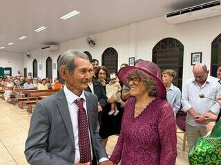 Casados há 70 anos, Hilda e Antenor renovaram votos de amor pela 5ª vez Casados há 70 anos, Hilda e Antenor renovaram votos de amor pela 5ª vez