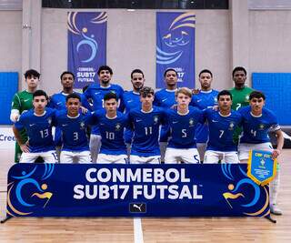 Com atleta de MS, Brasil goleia Equador na estreia do Sul-Americano Sub-17