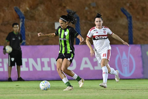 Flamengo empata com Am&eacute;rica e termina rodada fora da zona de classifica&ccedil;&atilde;o