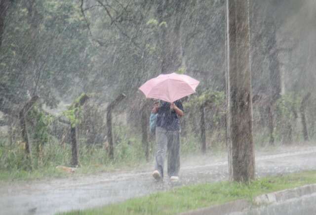Capital registra 55,6 mm de chuva nesta segunda-feira e lidera acumulado em MS