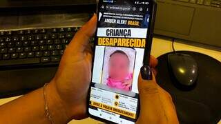 Alerta Amber é acionado para localizar bebê desaparecida em Campo Grande Alerta Amber é acionado para localizar bebê desaparecida em Campo Grande