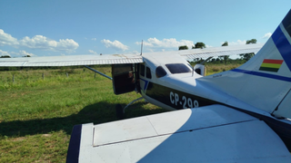Justiça leiloa avião que pousou em fazenda de MS com 477 kg de cocaína Justiça leiloa avião que pousou em fazenda de MS com 477 kg de cocaína