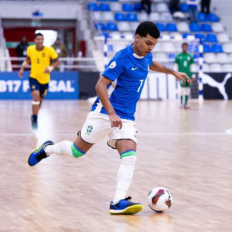 Atleta de MS marca em goleada da sele&ccedil;&atilde;o brasileira no Sul-Americano Sub-17