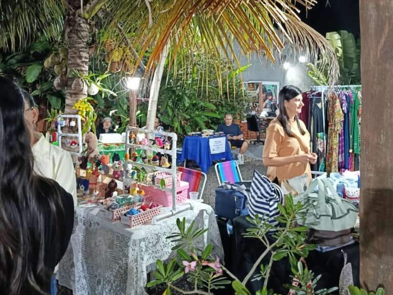 Para ajudar amiga em depressão, Letícia abriu feira no quintal de casa