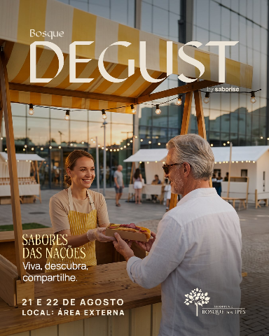 Bosque Degust estreia com gastronomia, m&uacute;sica e divers&atilde;o