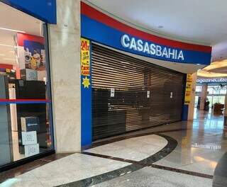 Casas Bahia fecha loja no Bosque dos Ipês e outras 4 unidades em MS Casas Bahia fecha loja no Bosque dos Ipês e outras 4 unidades em MS