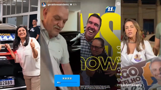 Campanha eleitoral começa com posts, adesivos e mobilização na madrugada Campanha eleitoral começa com posts, adesivos e mobilização na madrugada