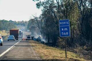 Ultrapassagem proibida provocou acidente com 4 mortes e cinco ve&iacute;culos na BR-163