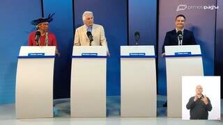 Primeiro debate da campanha para governo é esvaziado com ausência de Riedel Primeiro debate da campanha para governo é esvaziado com ausência de Riedel