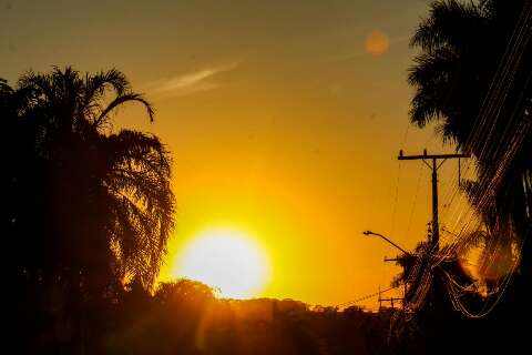 Mato Grosso do Sul tem alerta de calor de 42&deg;C e umidade do ar abaixo dos 20%