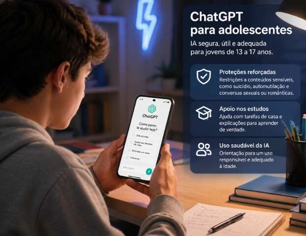 OpenAI lan&ccedil;a vers&atilde;o do ChatGPT voltada a adolescentes