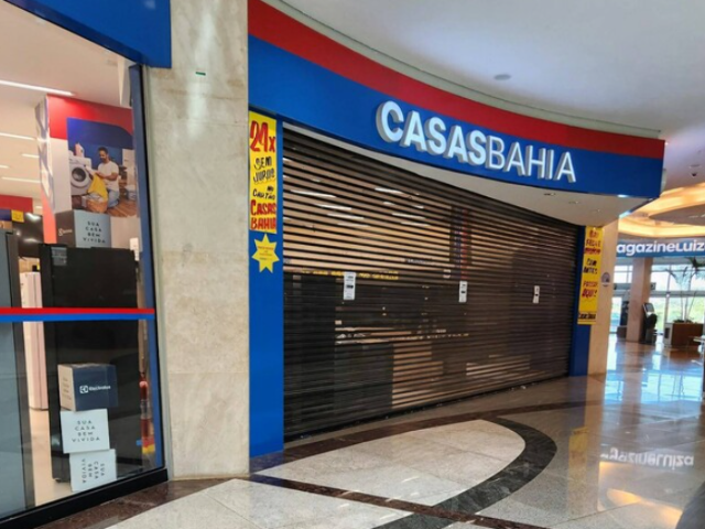 Fechamento de lojas das Casas Bahia deixa 130 sem emprego no Estado