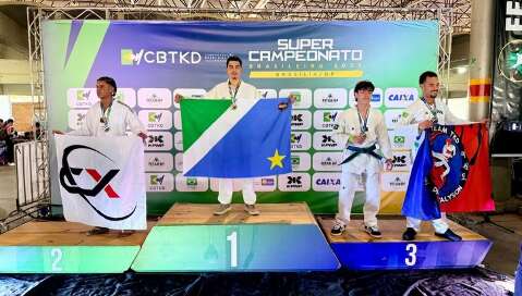 Atletas de MS conquistam 12 medalhas no Supercampeonato Brasileiro de Taekwondo
