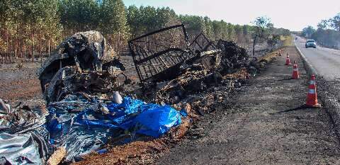 Rodovias federais de MS somam 285 acidentes com ve&iacute;culos de carga em 7 meses 