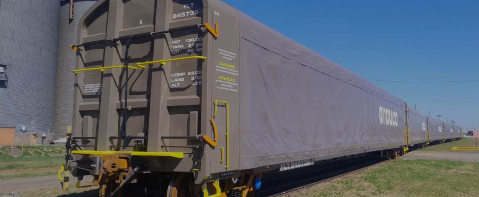Arauco recebe primeiros vag&otilde;es para escoar celulose de f&aacute;brica em Inoc&ecirc;ncia