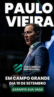 Paulo Vieira traz a Capital tour voltada ao crescimento empresarial Paulo Vieira traz a Capital tour voltada ao crescimento empresarial