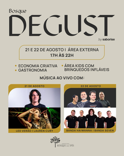 Fim de semana tem teatro, jogos e gastronomia no Bosque
