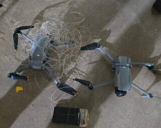 Drones s&atilde;o apreendidos durante tentativa de "delivery" de drogas na M&aacute;xima