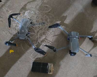Drones s&atilde;o apreendidos durante tentativa de "delivery" de drogas na M&aacute;xima