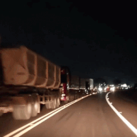 Congestionamento passa de 3 km na BR-163 ap&oacute;s acidente com morte