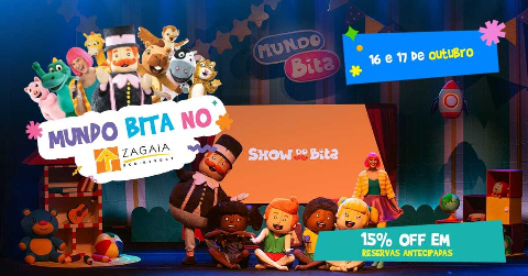Outubro ter&aacute; Mundo Bita e programa&ccedil;&atilde;o especial para crian&ccedil;as em Bonito